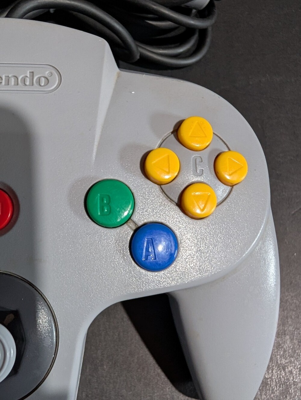 Lot Of 2 N64 Video Game Controllers Gray Tested And Works Nintendo NUS-005 - Picture 5 of 12